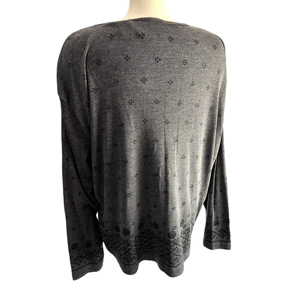 Vintage Carolina Colours Plus Grey Button Front Cardigan Sz 22/24 Womens Plus Gr - Picture 4 of 13